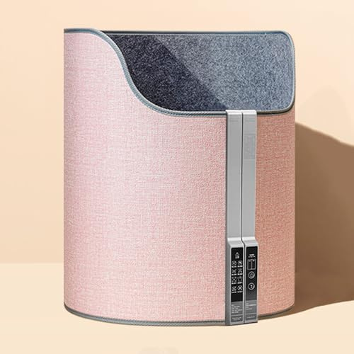 Fußwärmer，Büro Untertischwärmer，Überwintern von Heizdecken， Schnellheizkissen for Füße, Rücken und den ganzen Körper.(Pink)