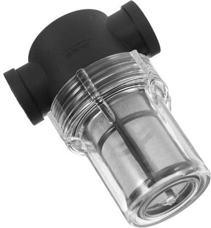 WATIIFUFU Wasservorfilter Mesh Edelstahlfilter Pumpen-sieb Für Hauswasser Langlebiger Inline-sieb Transparenter Beobachtungsbehälter Schützender Sedimentfilter Für Sauberes Wasser