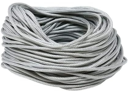 3mm Roman Blind Cord 20 Meters Grey Nylon Braided Rope Picture Hanging Cord Roman Blind String For Gardening Plants Kitchen & Window Vertical Blind Replacement