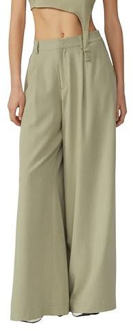 QS Bundfaltenhose mit weitem Bein x Vanessa Mai