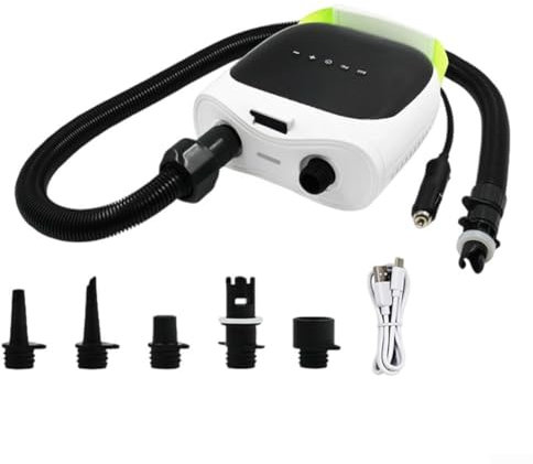 Getdoublerich Electric Air Pumps, 20PSI Paddle Board Pumps With 6 Nozzles For Paddle Boat Mattres For Inflatable Stands Up Paddle Boards, Boats, Water Sports
