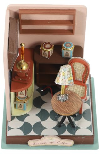 BESTonZON Holzbausatz für Kleine Hütte zum Selberbauen DIY Puppenhaus Miniatur Hütten Dekoration aus Holz Kleines Zusammenbauen Spielzeughaus zum Bauen Basteln und Dekoration