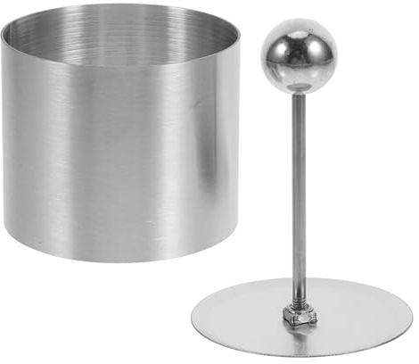 CIYODO Molde de Acero Inoxidable Redondo para Platos Fríos, Anillos de Cocina de 6x5 Cm para Sushi, Tartas y Postres, Herramienta Multiusos para Bento y Uso Doméstico