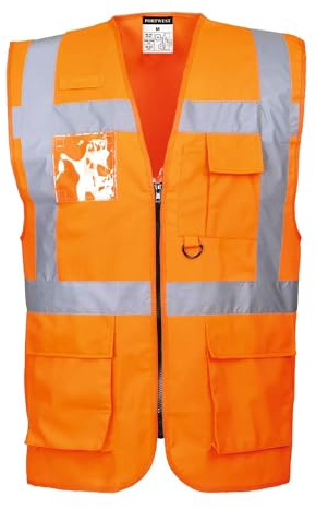 Portwest Safety weste Berlin S476, storlek XX-Large, orange, 1