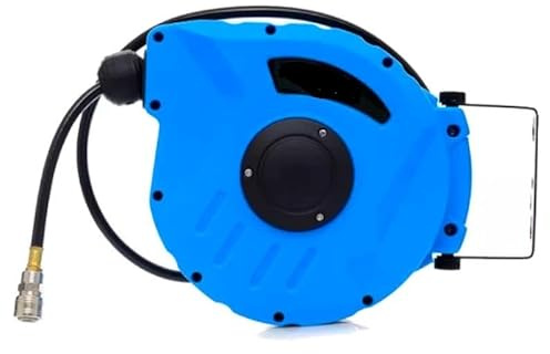 AVVOLGITUBO AUTOMATICO ARIA COMPRESSA TUBO COMPRESSORE METRI MT 20 ARROTOLATORE