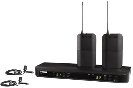 Shure BLX188/CVL-H10 Wireless System with 2 CVL Lavalier Microphones, H10