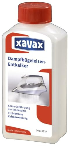 Xavax avkalkningsmedel för ångstrykjärn, 250 ml (tillräckligt för 3 applikationer)