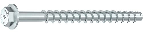 MULTI-MONTI-plus Betonschraube blau verz. Sechskantkopf mit Scheibe 12,0x80 - 25 Stück