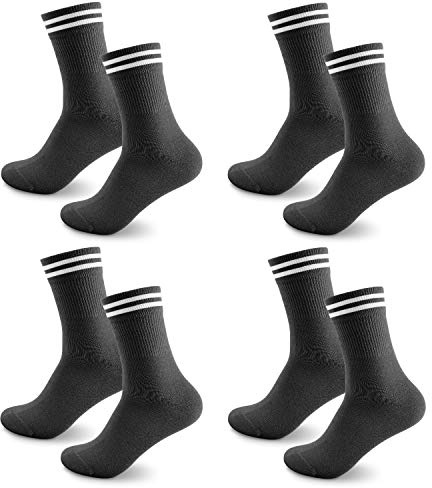 Smart Sir calcetines hombre,calcetines deporte mujer,calcetines deporte hombre（Pack de 4）,calcetines hombre algodon blancos tennis,cómodos y cálidos