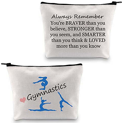 Trousse de Maquillage et Sac de Voyage pour Gymnastique - Cadeau de Gymnastique, Trousse de Toilette, L