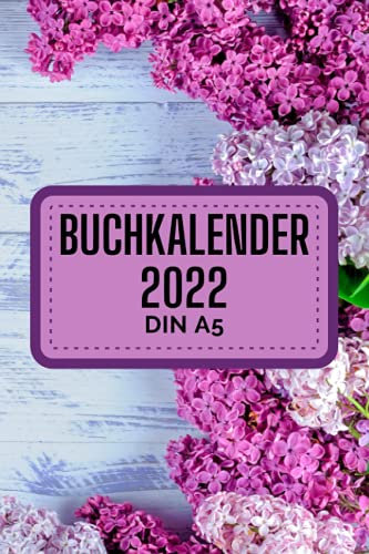 buchkalender 2022 Din a5: Terminkalender mit Uhrzeiten 5 bis 23h Tag | 1 Woche auf 2 Seiten mit Zeit | A5 Wochenplaner mit Zeiteinteilung | ... Jahresplaner | Soft-Cover Rote Farbe