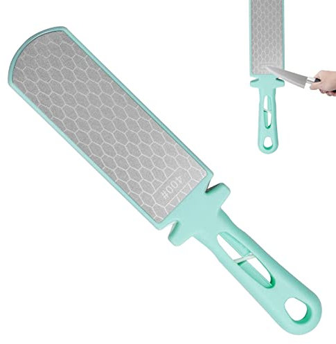 File Sharpener, Hatchet Sharpener, Reversible Multi-Purpose Sharpener with Scissor Sharpening Station for