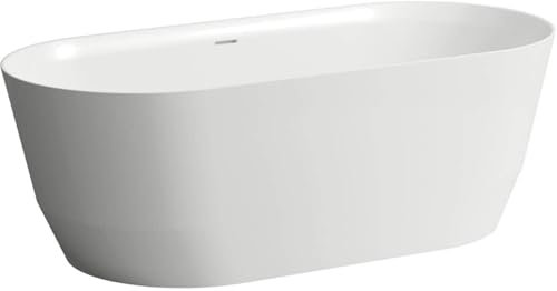 LAUFEN PRO Badewanne freistehend, Marbond, 1500x700x590mm, H2439520000001, Farbe: Weiß