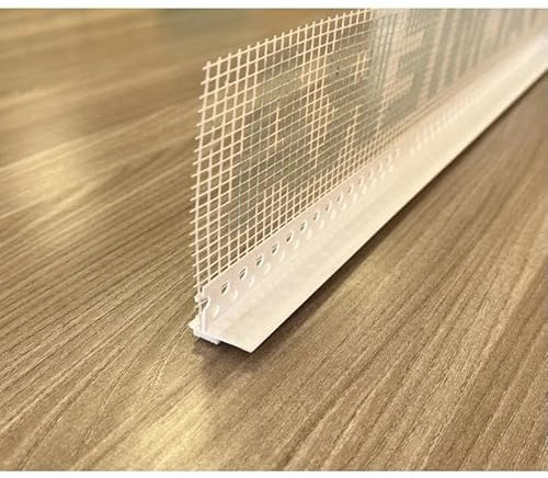 Profilo in pvc con rete in fibra di vetro per davanzale 2 metri, 5 pz