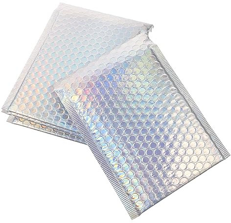 AOKWAWALIY 16 bunte Luftpolstertaschen Versandtaschen Luftpolstertaschen Versandtaschen Versandtaschen mit Aluminiumbeschichtung