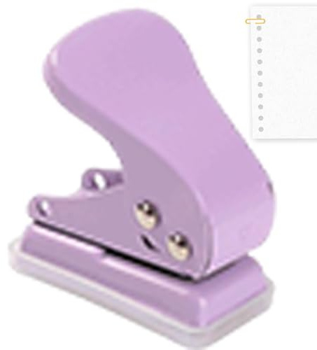 Papierstanzer,1-Loch-Stanzer,Kleine Handstanzen Handheld - Leichter Locher, handgehaltener Papierstanzer aus Metall, und Schulbedarf zum Basteln von Etiketten, Kleidung, Tickets, Scrapbook-Werkzeug