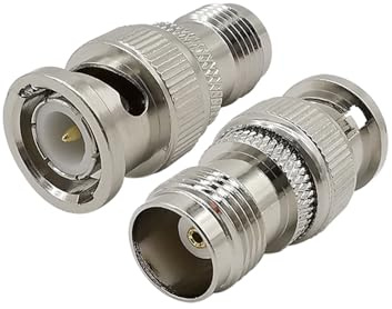 2st RF-adapter BNC hankontakt till TNC honkontakt Rak koaxialantenner Radios Wi-Fi-kontakt