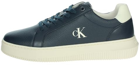 Calvin Klein Chunky Cupsole LTH MG TC Chaussures pour homme, bleu, 40 EU