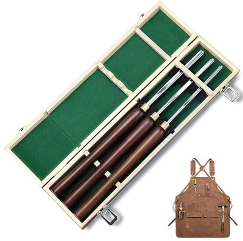 XDAWQP Gouges à Bol pour Tournage sur Bois, Lot de 3 gouges à Bol pour Tournage sur Bois, Outils de Tournage pour Bols de Tour à Bois, Outils de Tournage pour Bois avec Lam