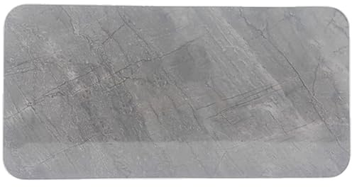 Snaweo Bootstisch, Klapptisch, Ersatz for Camper-Tischplatte, Mehrschichtige Massivholz-Tischplatte, Kanten Aus Aluminiumlegierung, for Wohnmobile Im Freien, Wohnmobiles, Kaffee-Esstische, Küchen(Gray