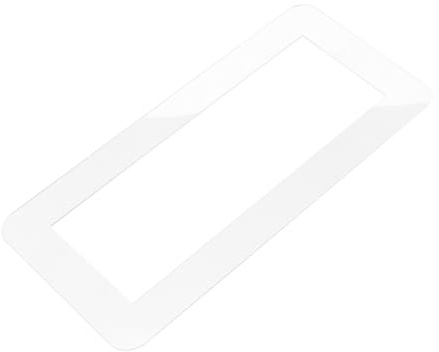 IMIKEYA Transparente Acryl Steckdosen Schutzabdeckung Fach Selbstklebend Schraubenloser Lichtschalter Wandplatte Einfache Montage Schutz vor Kratzern für Heimdekoration