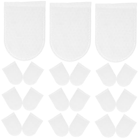 Cabilock 120 Stück Wiederverwendbare Baumwoll abschminkpads U förmiges Taschen design Sanfte Peeling pads für Gesicht Make up entfernung und Mundhygiene Hautfreundlich und Langlebig