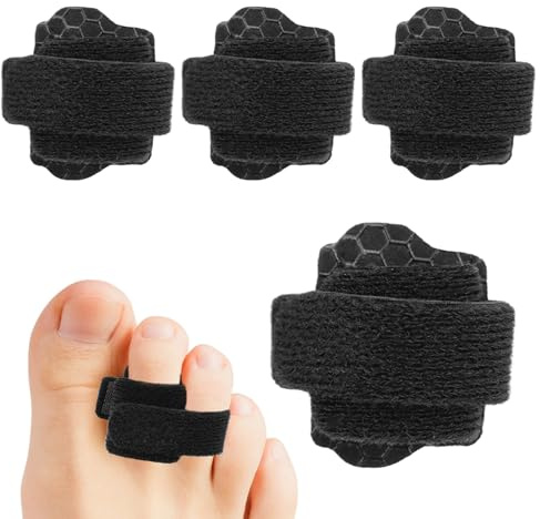 Sinbana 4pz i Correttori le Dita Dei Piedi, Correttori Traspiranti per le Dei Piedi Sia per Uomo Che Donna Possono Correggere Dita Piegate Arricciate e Storte Offrendo Supporto e Protezione