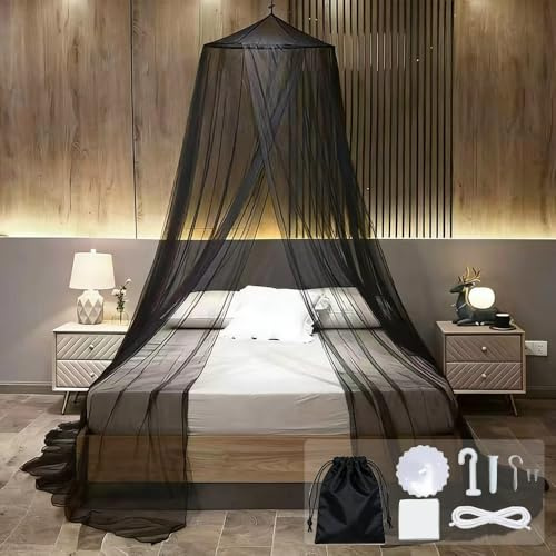 Moskitonetz, Moskitonetz Bett für Doppelbett Einzelbett, Moskitonetz Reise, Feinmaschig und langlebig, Mosquito Net Bed für Zuhause und Camping Geeignet.