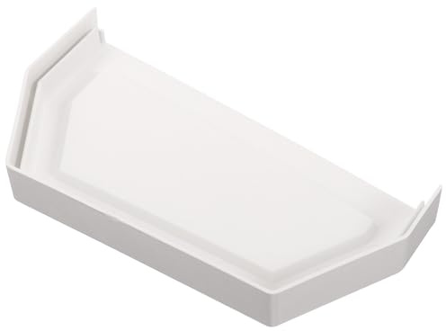 FESTFENDS Tappo Terminale della Grondaia in Pvc Doppia Chiusura Facile da Installare Accessorio per Tubo Pluviale Dalla Struttura Semplice e Funzionale