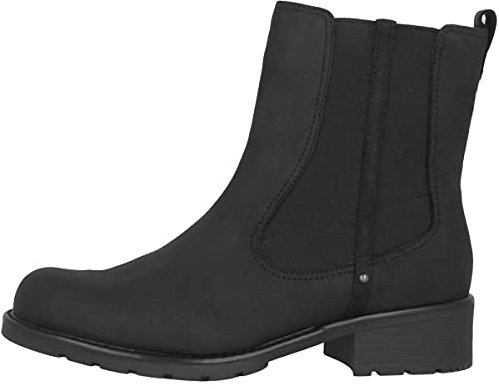 Clarks Damen Orinoco Club Kurzschaft Stiefel, Schwarz (Black Leather), 39 EU