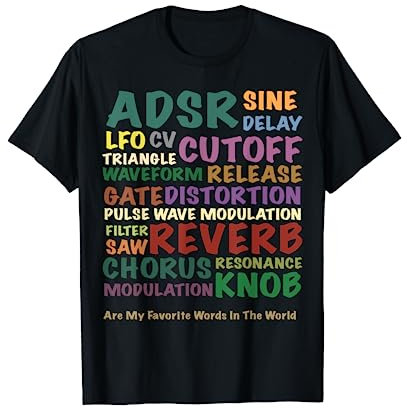 Analog Modular Synthesizer Wort T Shirt
