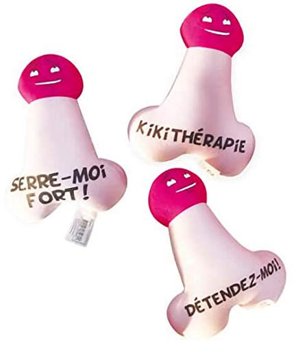 SHIMOMURA Cadeau Adulte Humoristique Zizi Antistress Rose Fuchsia (x1) R/G015