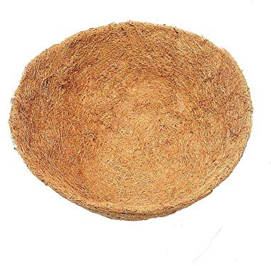 ZIYUMI 2pcs Hanging Basket Coco Liners, Adjustable Basket Replacement Liner Coconut Palm Hanging Pot for Garden Flower Pot