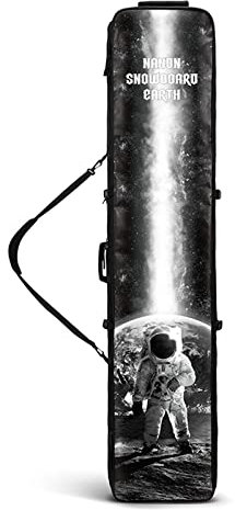 Multifunktionale, wasserdichte, gepolsterte Skitasche mit Rad, Nass- und Trockentrennung, Einzel-/Doppel-Snowboardtasche, Schneesport-Bretttaschen für Flug- und Straßenfa