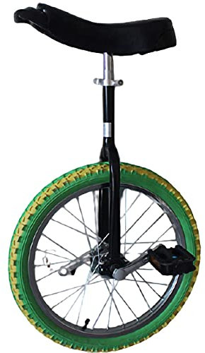 Einrad-Rad mit farbigen Reifen, ein leichtes Werkzeug für akrobatische Fahrräder, Balance-Einrad (Farbe: gelb, Größe: 45,7 cm) langlebig