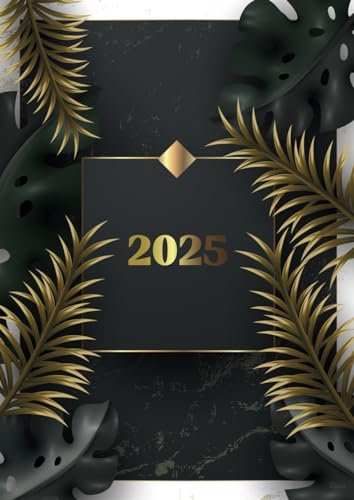 Tagesplaner 2025: kalenderbuch A4 XXL, 1 Tag 2 Seiten, Termin Organisator mit Uhrzeit von Januar bis Dezember