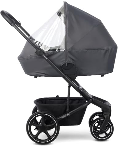 Easywalker Harvey5 Regenschutz, Für Sitz und Wanne, Leicht anzubringen und abzunehmen, Wasserabweisend - Transparent