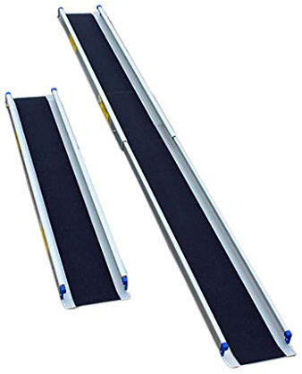 Loading Ramps, Wheelchair Ramp Threshold Ramps Lightweight Aluminium Telescopic Portable Folding Mobility Scooter Ramp for Home Car Threshold Stairs Entry,Portable Ramps