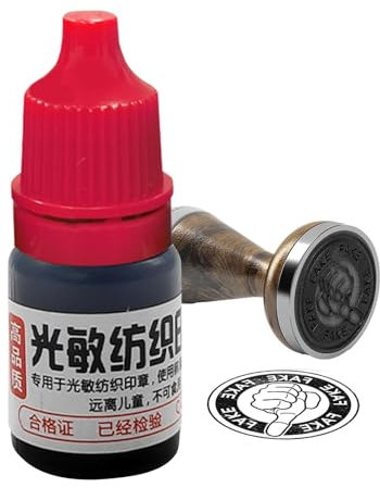 Tedious Stoffblockdruckfarbe,Druckfarbe | 5 ml lichtempfindliche Textiltinte | Wasserbeständige, lichtempfindliche Siebdruckfarbe für Siebdruck und T-Shirt-Herstellung