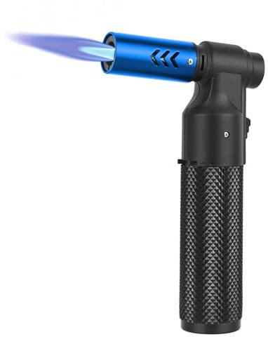 CTDMJ® Soplete de cocina de butano, soplete de butano, recargable, portátil, ajustable, mini soplete de soplete para camping, hornear, soldadura culinaria, cocina, soldadura, barbacoa (sin gas), color