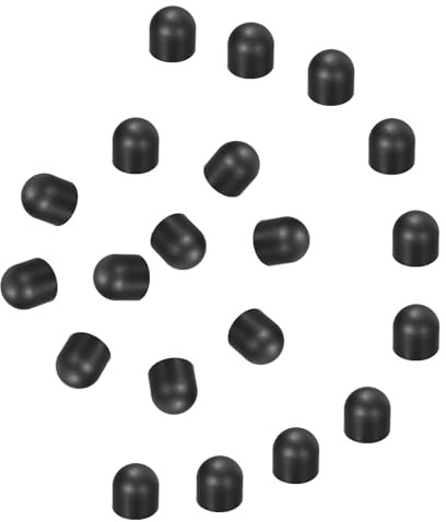 sourcing map 40Pcs Replacement Stylus Pen Tips 10mm Conductive Capacitive Touch Screen Pens Tips Silicone Rubber, Black