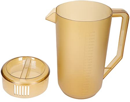 MAGICLULU Elegante Brocca Per Succo Smerigliata Bottiglia D'acqua 2400 Ml Coperchio Per Brocca Perfetta Per