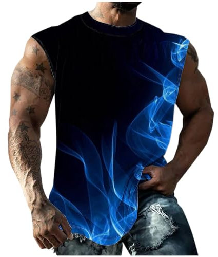 Warehouse Deal Tanktop Herren 2025 Ärmelloses Sportshirt Gym Tank Top Loose Fit T-Shirt Stretch Achselshirts Workout Unterhemd Fitness Muskelshirt Bequeme Bodybuilding Shirt Trägershirts
