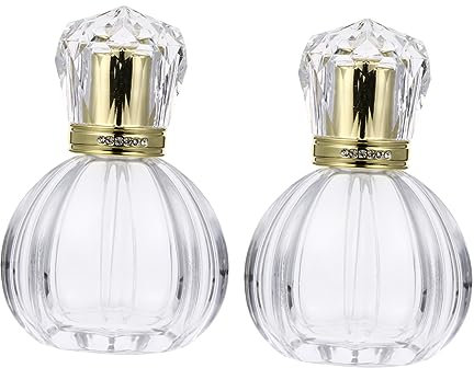 NOLITOY 2piezas Frascos De Perfume De Atomizador Frascos De Cristal Recargables Para Perfume De Viaje Para Uso Personal Obsequio