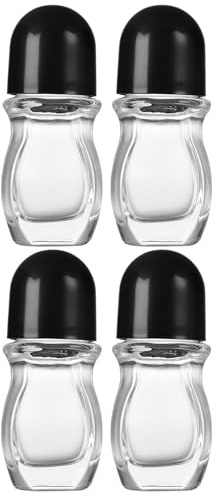 Capsules de surveillance Bouteilles en verre transparent Récipient pratique pour les liquides Coffret pratique d'huile essentielle Organisé pour les femmes