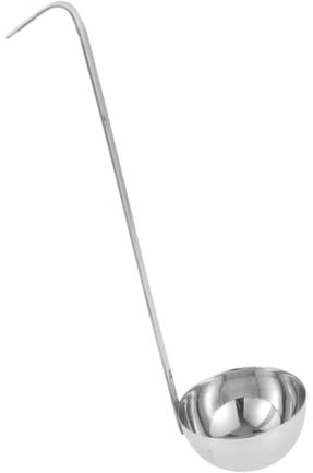 Mikikit Mestolo da Zuppa in Acciaio Inossidabile, Misurazione Precisa, Manico, Design Integrato, per Cucina e Negozi di Tè