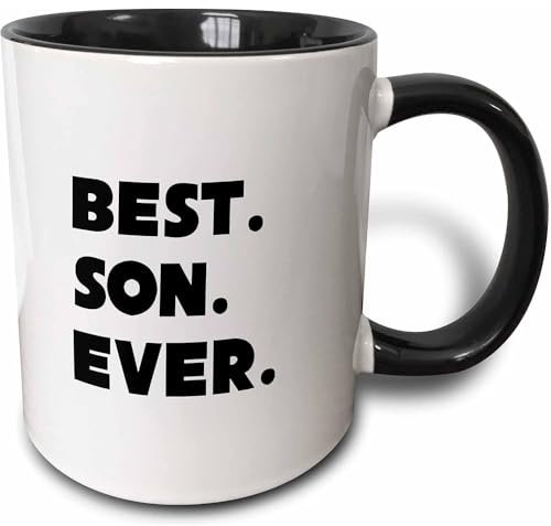 Tazze Di Caffè Con Manico Tazza In Ceramica 330Ml, Best Son Ever Ceramica Mugs Moderne Per Ufficio Compleanno Papà