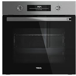 TEKA Horno Multifunción 60cm con 8 Funciones, Limpieza HydroClean, Funciones Chef, Guías Telescópicas Plus Extension, Modelo NEO HSB 6360