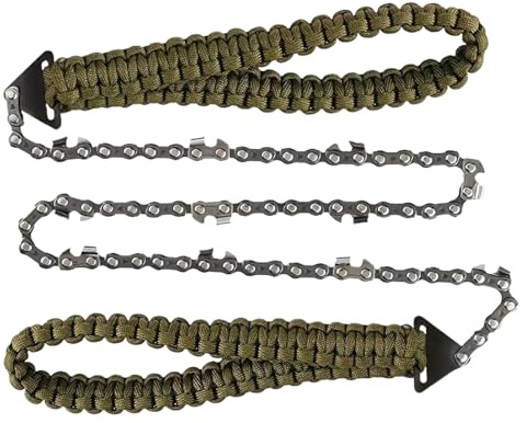 Rope Saw, Portable Tala Tools | 11 Teeth Multipurpose Non-Slip Chain Saw for Gardening, Camping and Work