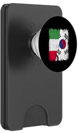 Italy South Korea Half Flag Italian South Korean Heritage PopSockets PopWallet for MagSafe